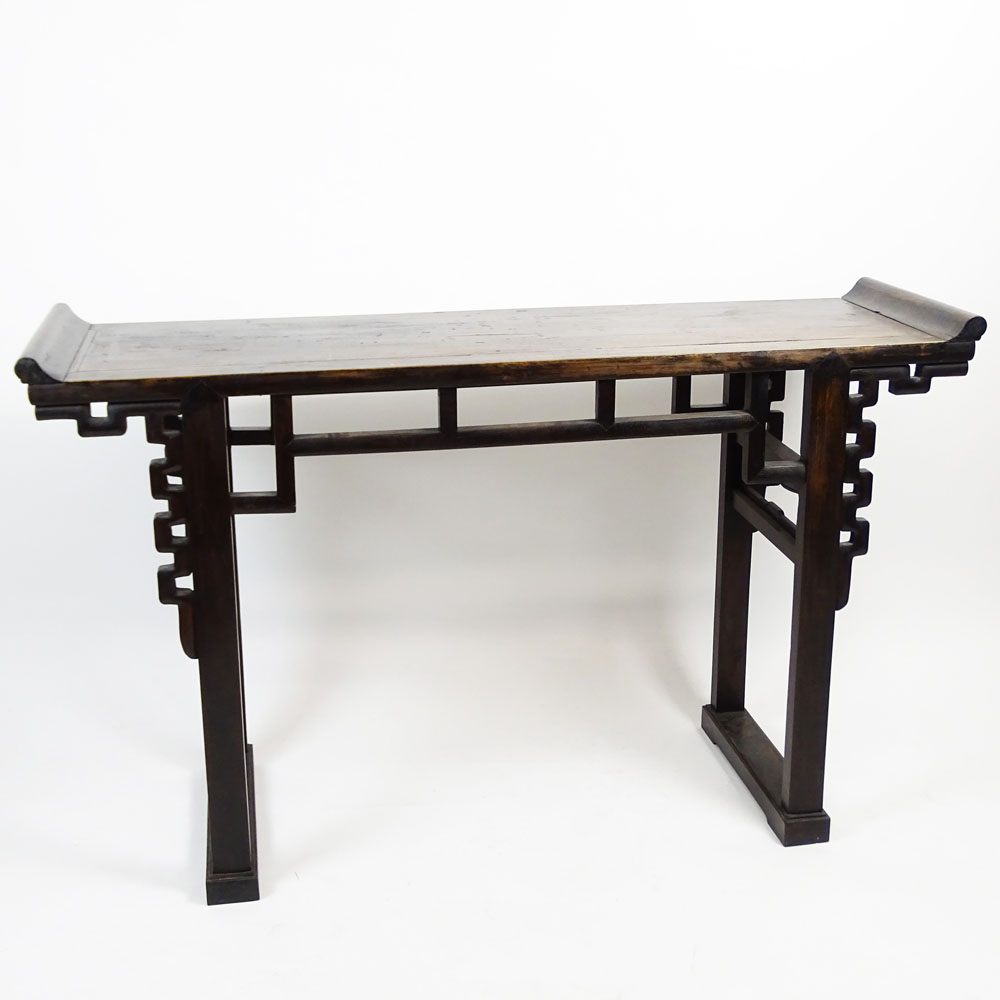 Antique Chinese Carved Hardwood Altar Table.
