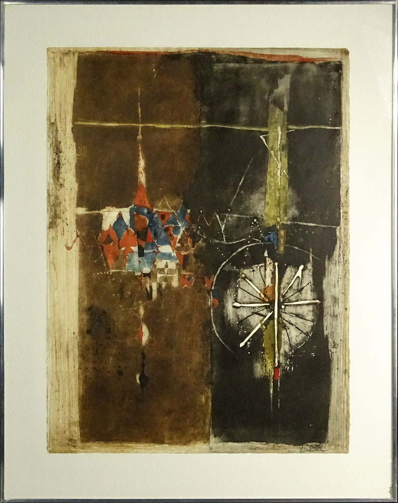 Johnny Friedländer, German (1912-1992) Color Lithograph "Untitled"