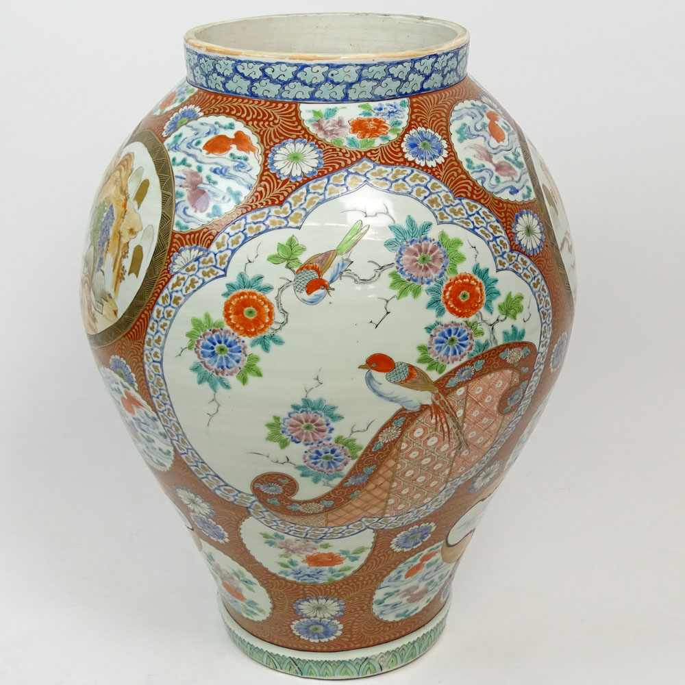 Large Japanese Imari Vase.