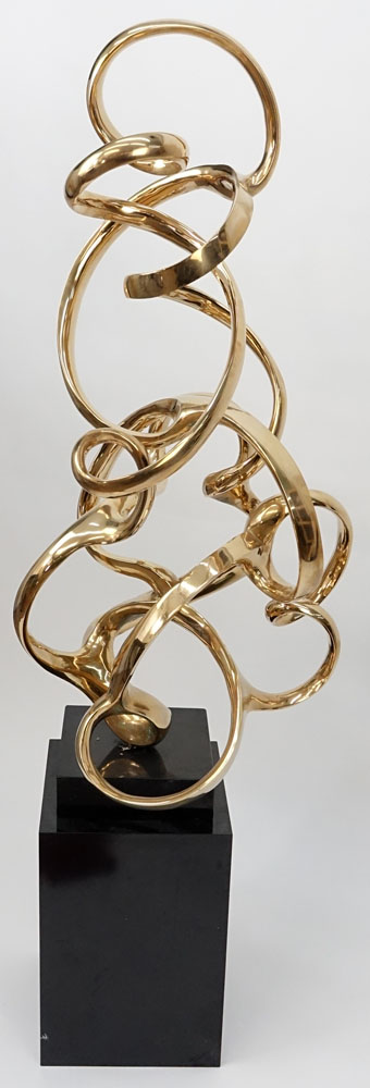 Antonio Grediaga Kieff, Canadian/Spanish (1936) Polished bronze on marble base