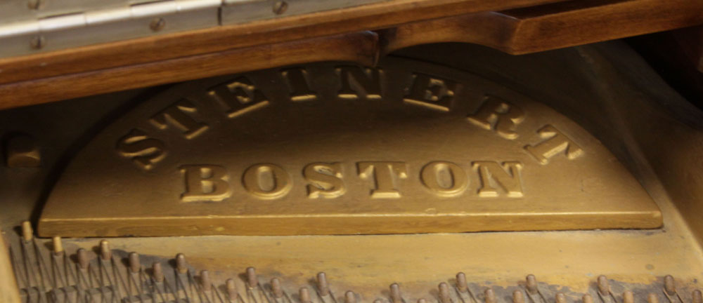 Steinert Boston, Mass. Mahogany Baby Grand Piano