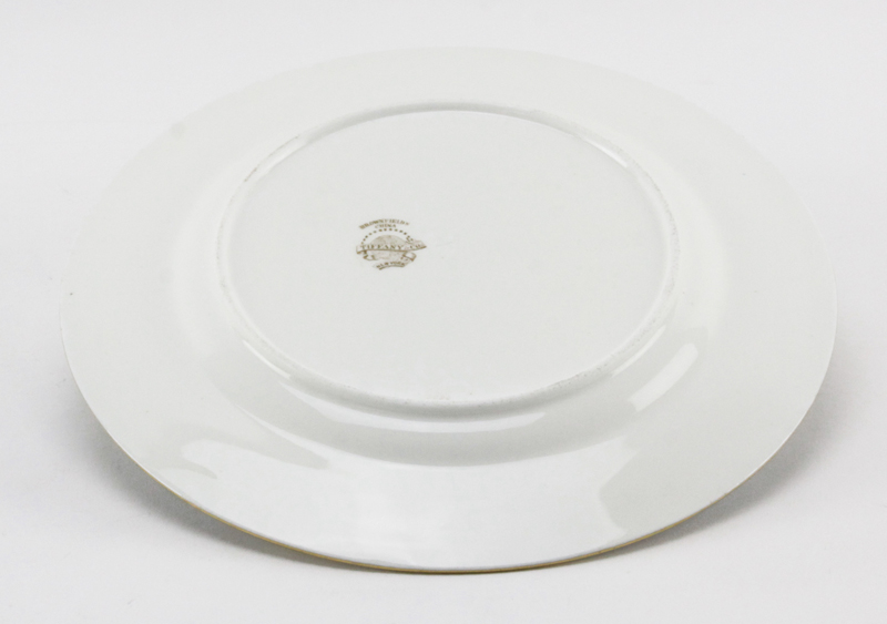 Set of Nine (9) Brownfields China For Tiffany & Co Dessert Plates