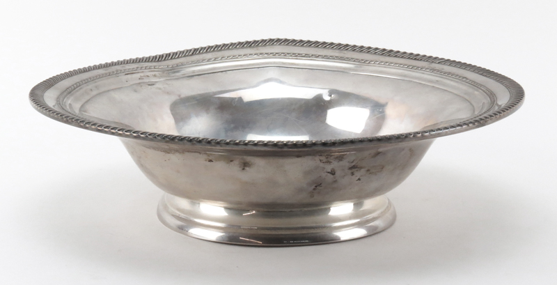 Vintage Sterling Silver Footed Bowl