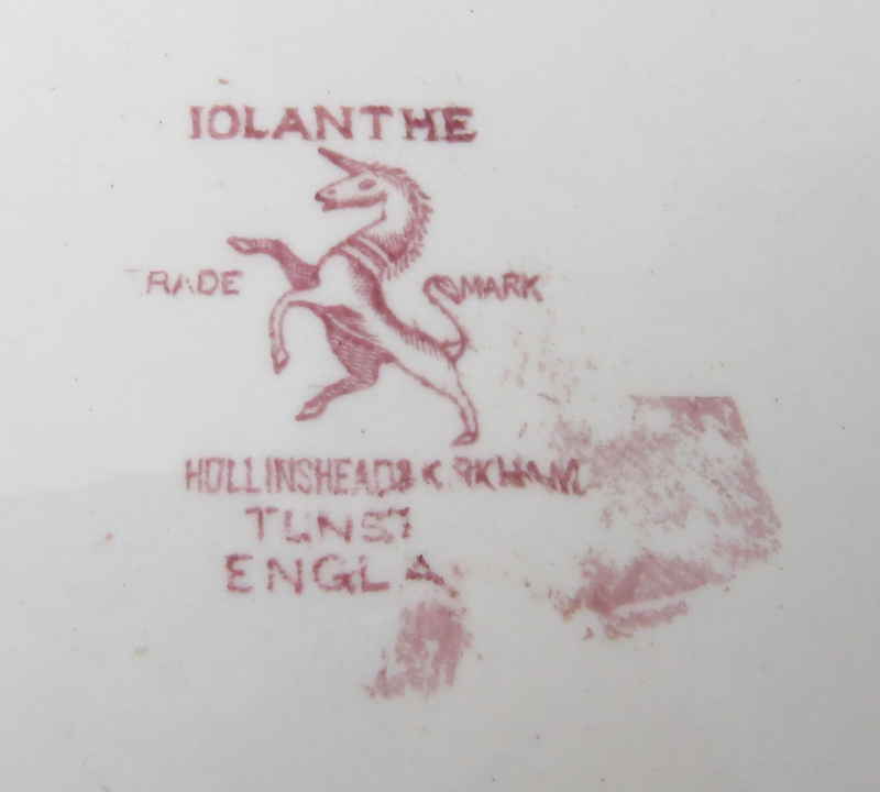 Two (2) Hollinshead & Kirkham Tunstall England "Iolanthe" Ceramic Whiskey Barrel