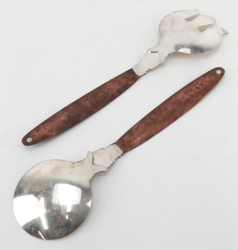 Two (2) Pairs of Silver Plated Serving Sets