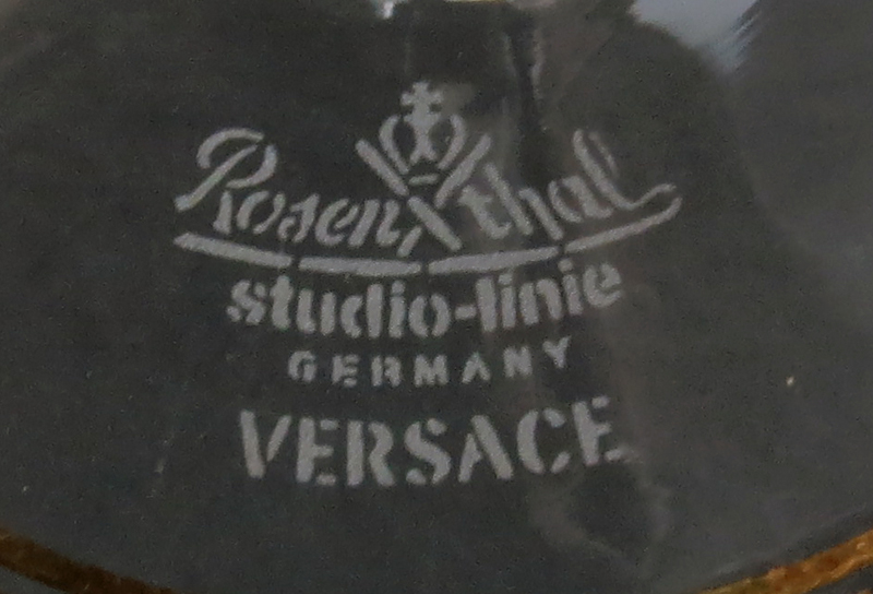 Grouping of Seven (7) Rosenthal Versace Studio Linie Crystal Stemware