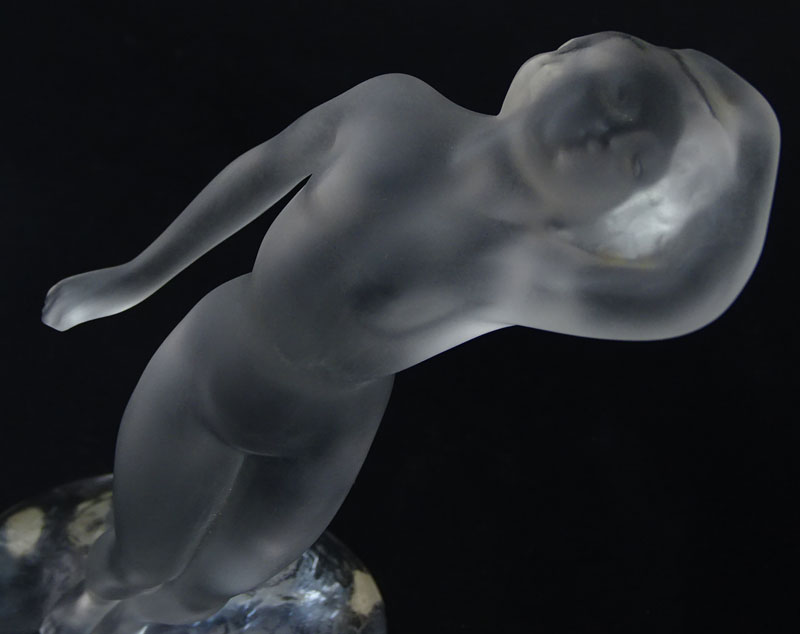 Lalique Crystal Art Deco Nude Figurine