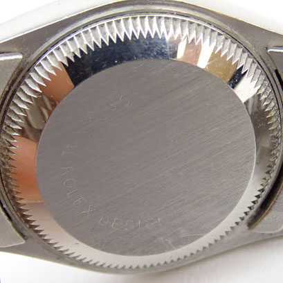 Lady's Platinum Rolex Datejust Chronometer with Diamond Dial