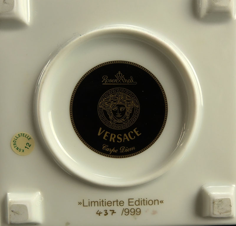 Limited Edition Versace for Rosenthal Carpe Diem Obelisk Clock