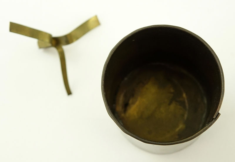 Antique Judaica Hand Made Krakow Poland Brass And Glass Menorah