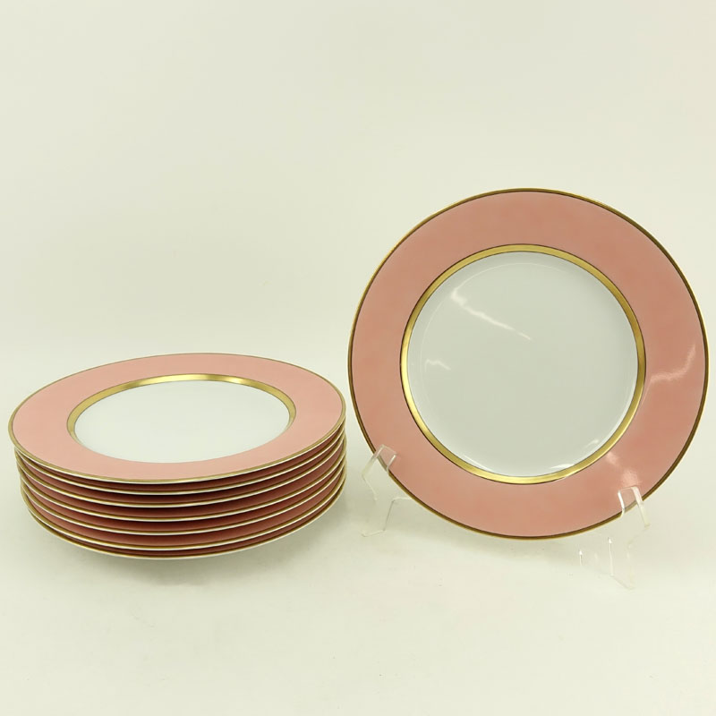 Set of Eight (8) Fitz & Floyd "Renaissance" Porcelain Service Plates/Chargers