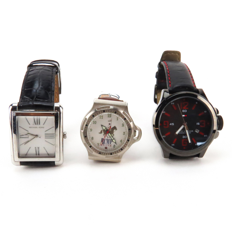 Three (3) Men's Designer Watches