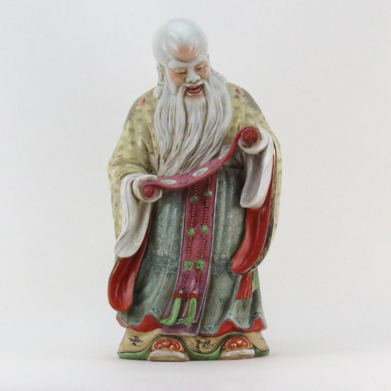 Later 20th Century Chinese Porcelain Immortal Figure