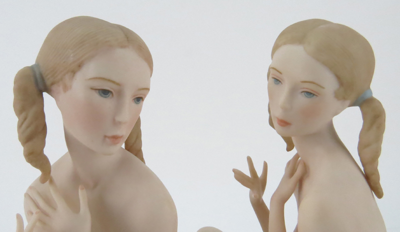 Two (2) Limited Edition Laszlo Ispanky "Morning" Polychrome Porcelain Figurines