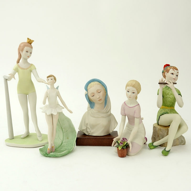 Group pf Five (5) Cybis Bisque Porcelain Figurines