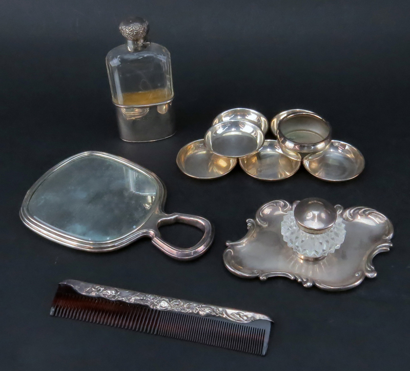 Collection of 26 Pieces Silver and Silver Plate