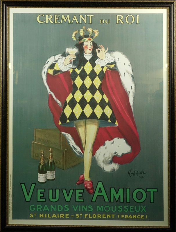 Leonetto Cappiello, French (1875-1942) "Crement du Roi" Color Lithograph Poster