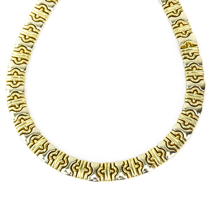 Vintage 18 Karat Yellow Gold Link Necklace