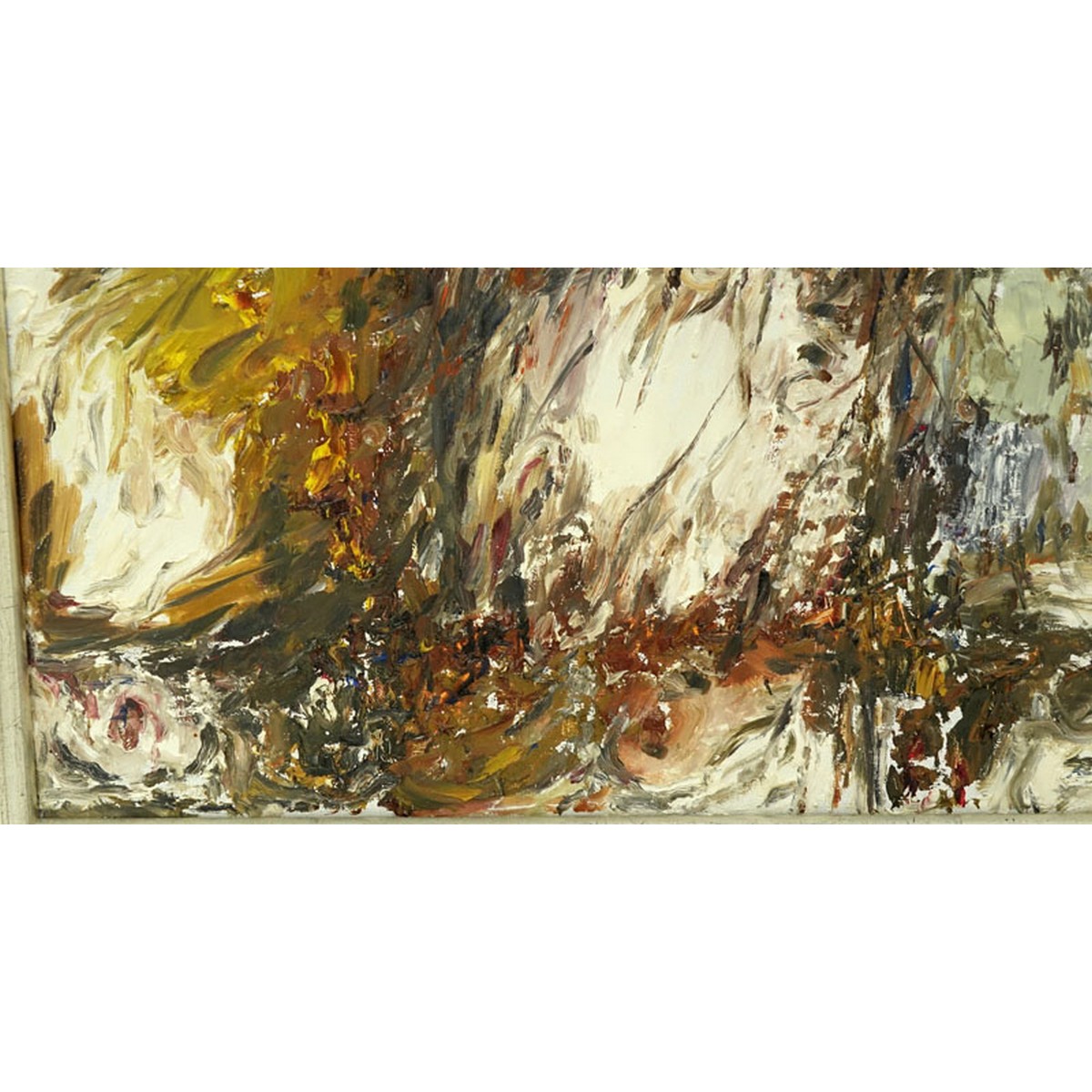 F. Brutsch (20th C.) Oil on Canvas, Abstract Composition, Signed and Dated 1965 Lower Right.