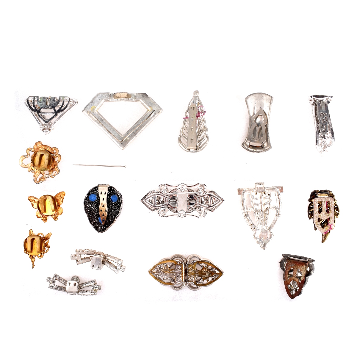 Collection of Clip Brooches
