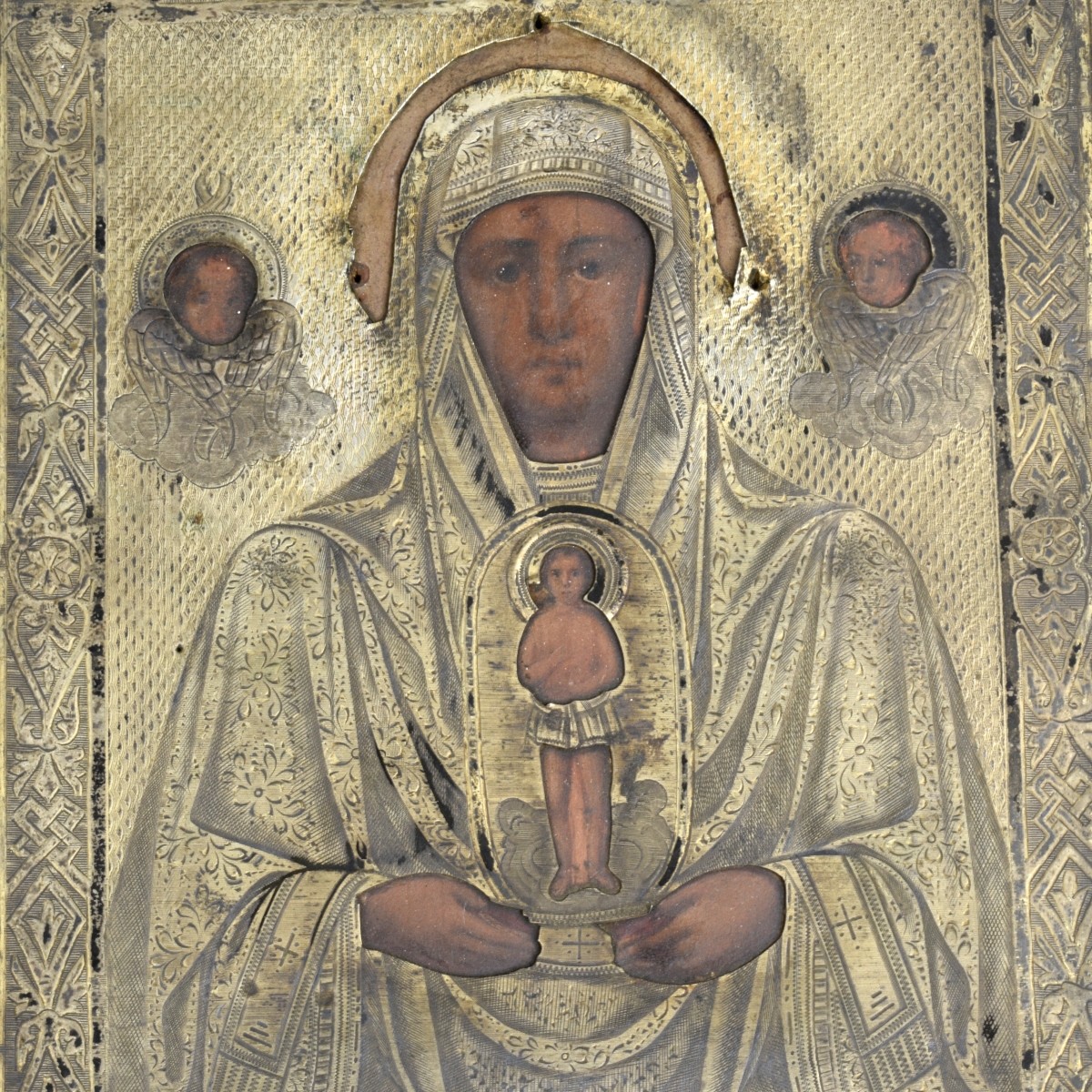 Three Antique Russian Icons