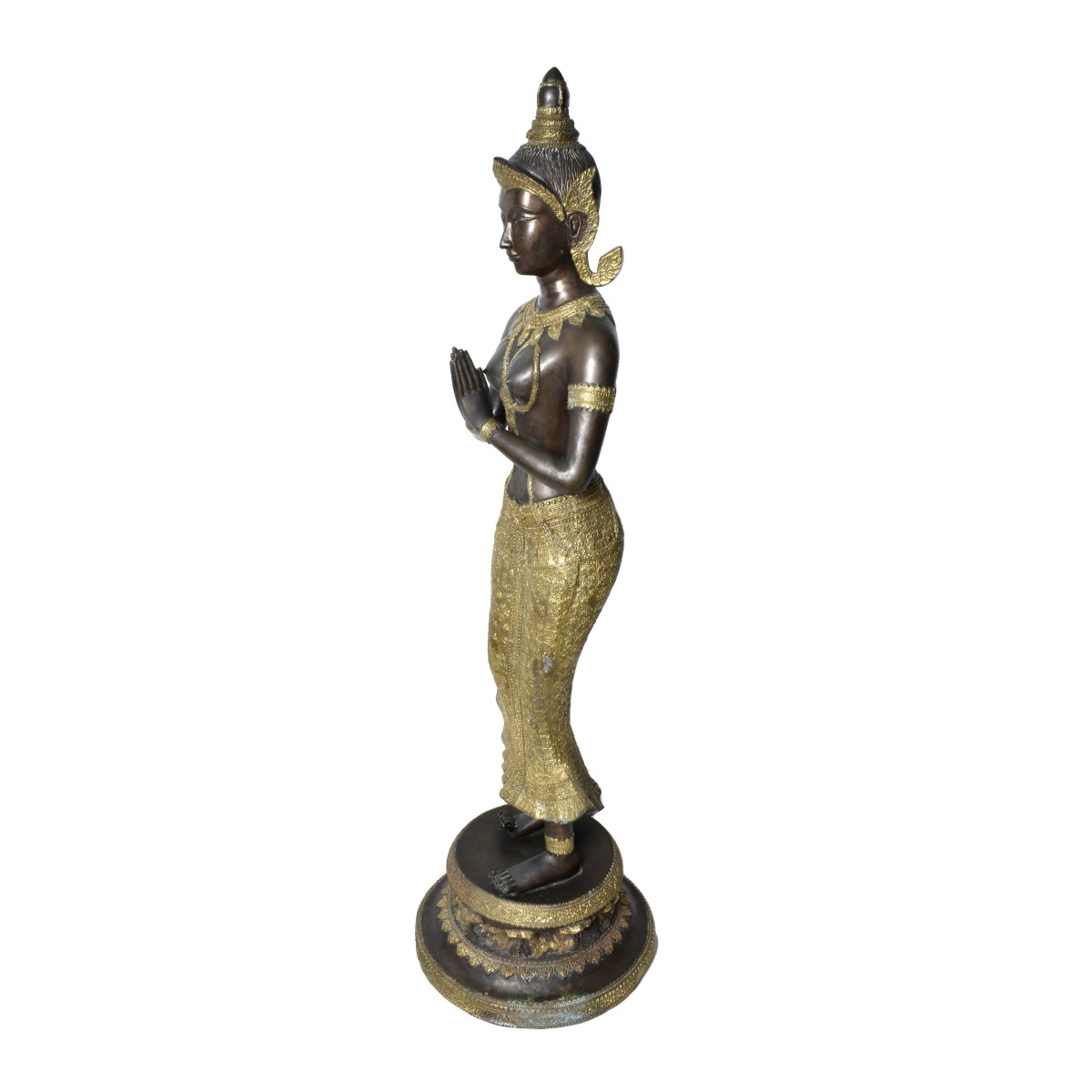 Bronze Sculpture of a Thai Dancer