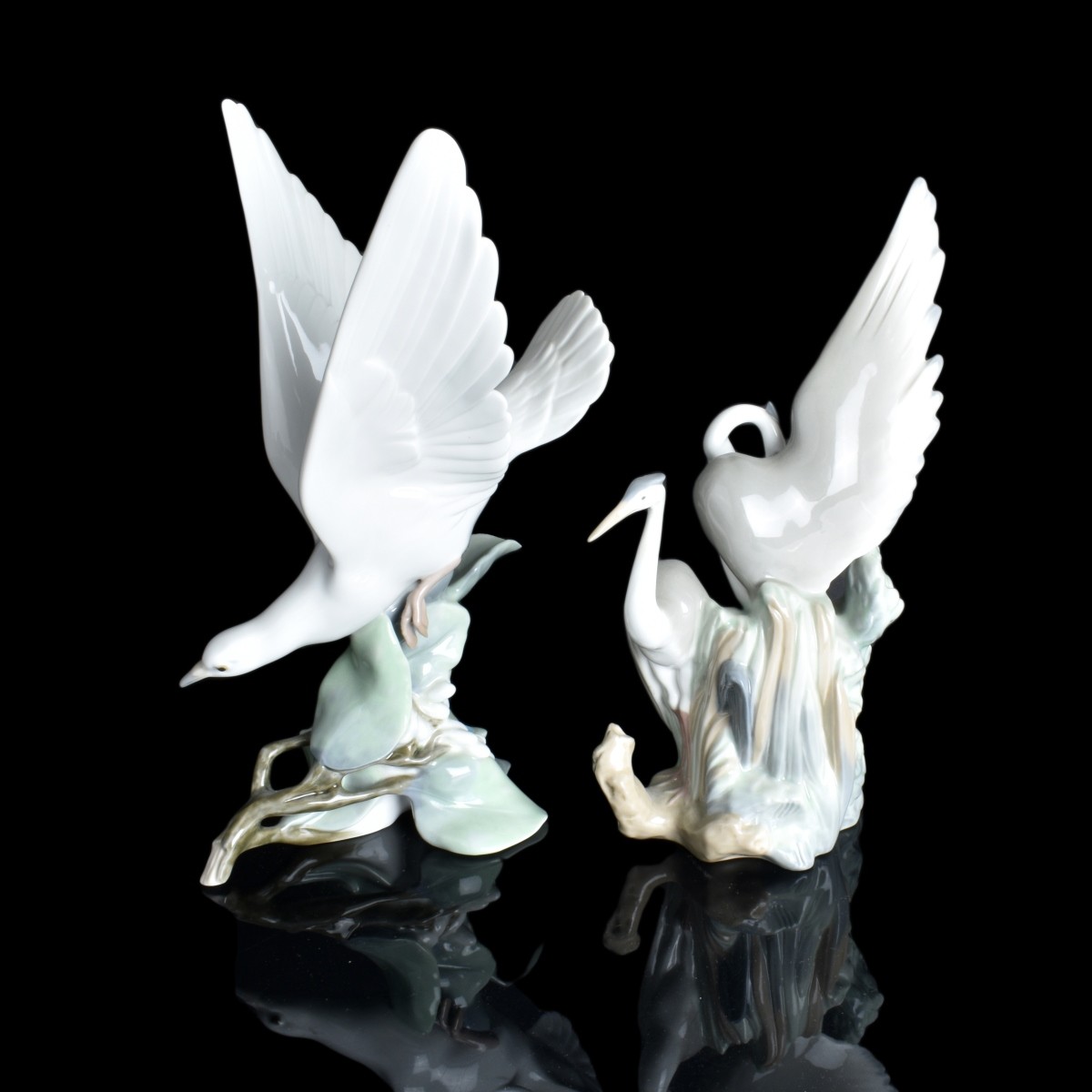 Two Vintage Porcelain Figurines
