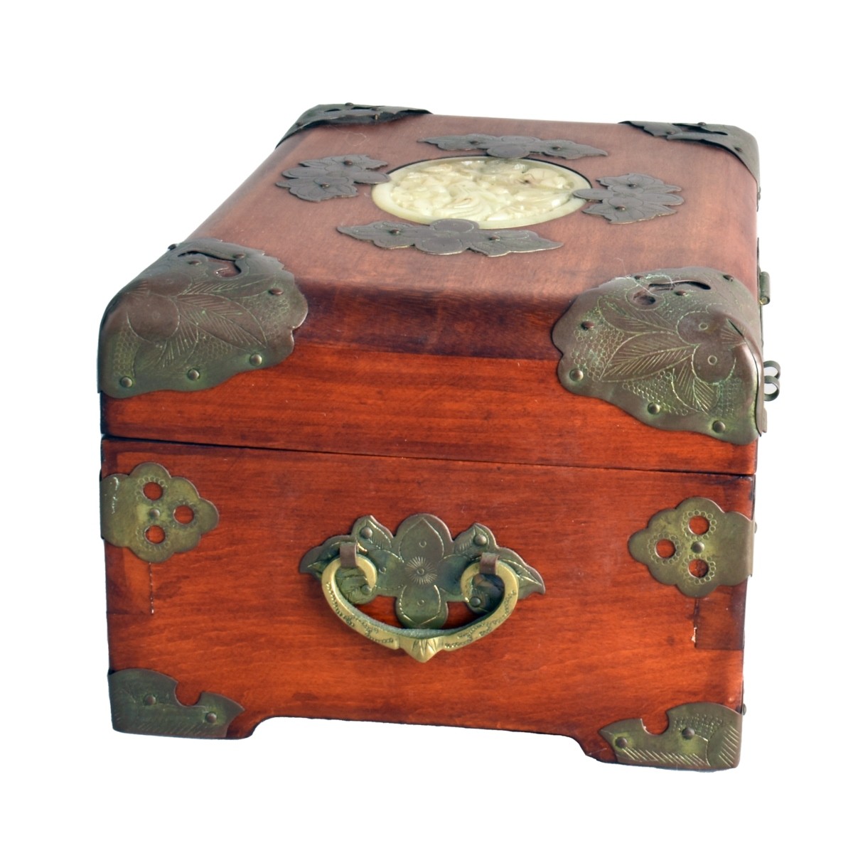 Vintage Chinese Wooden Jewelry Box