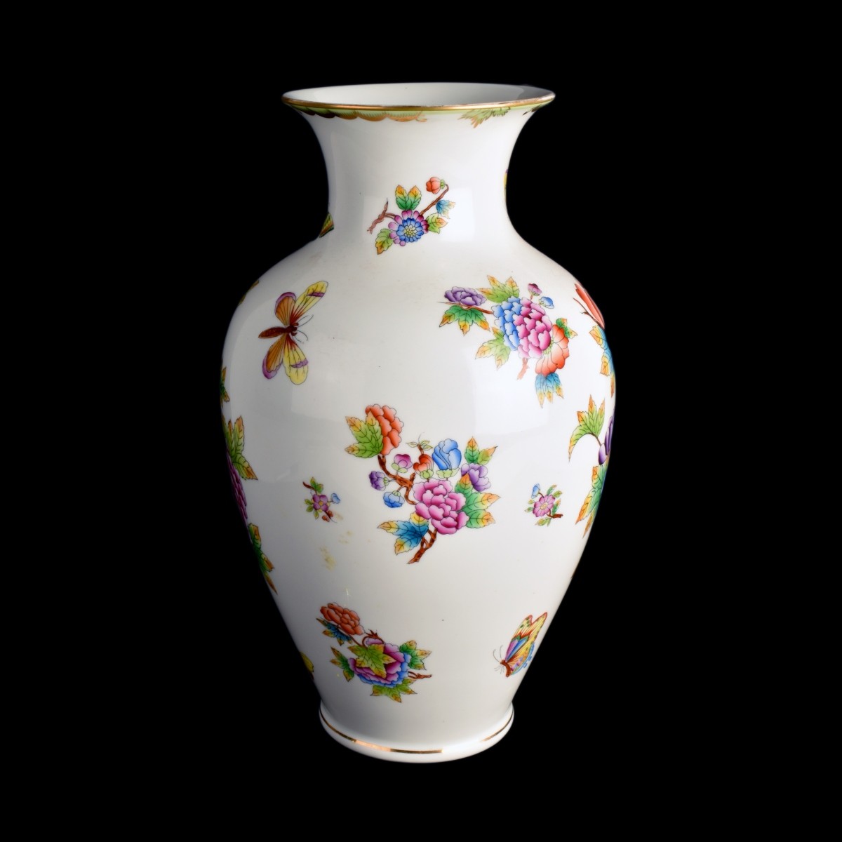 Large Herend Porcelain Vase