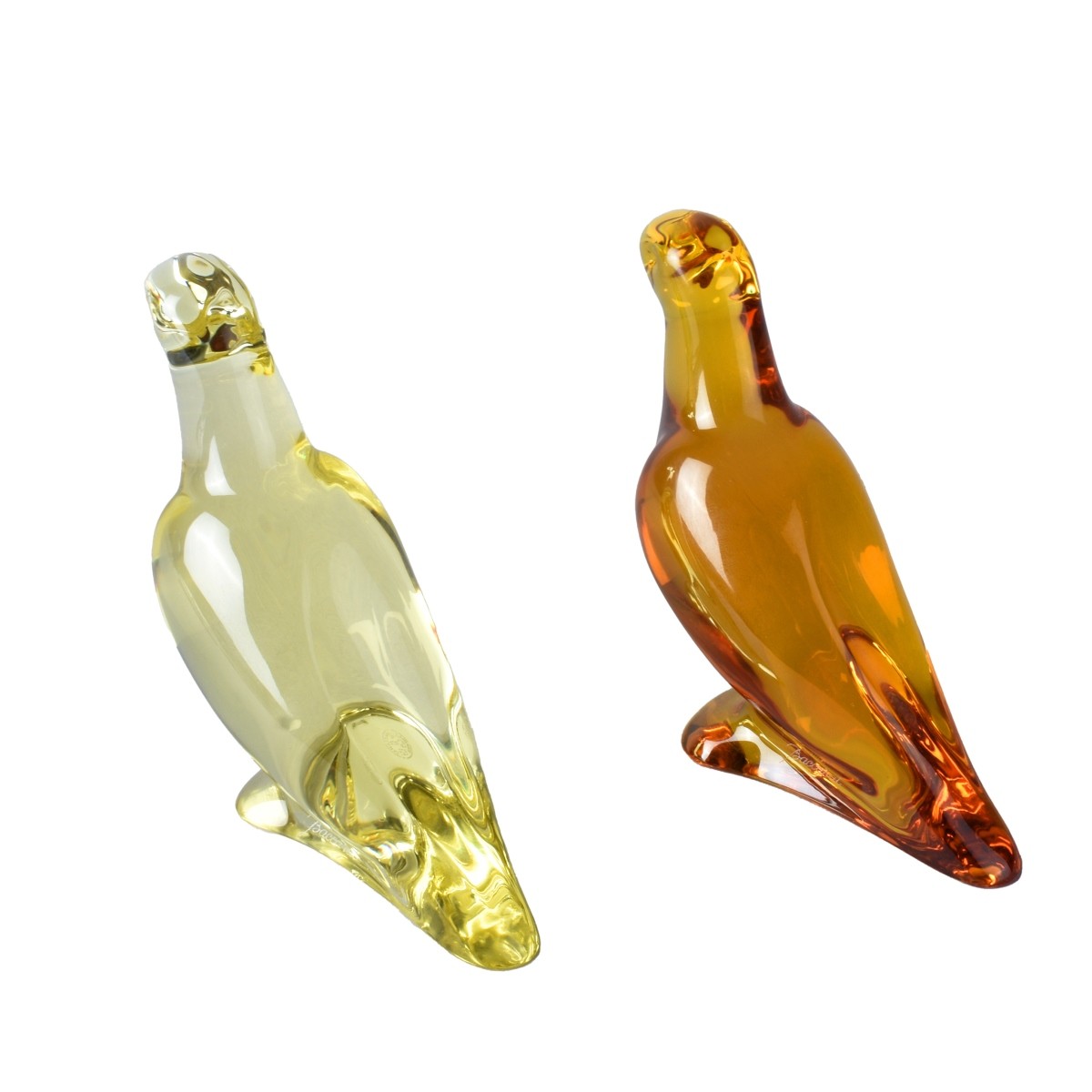 Two Baccarat Crystal Figurines
