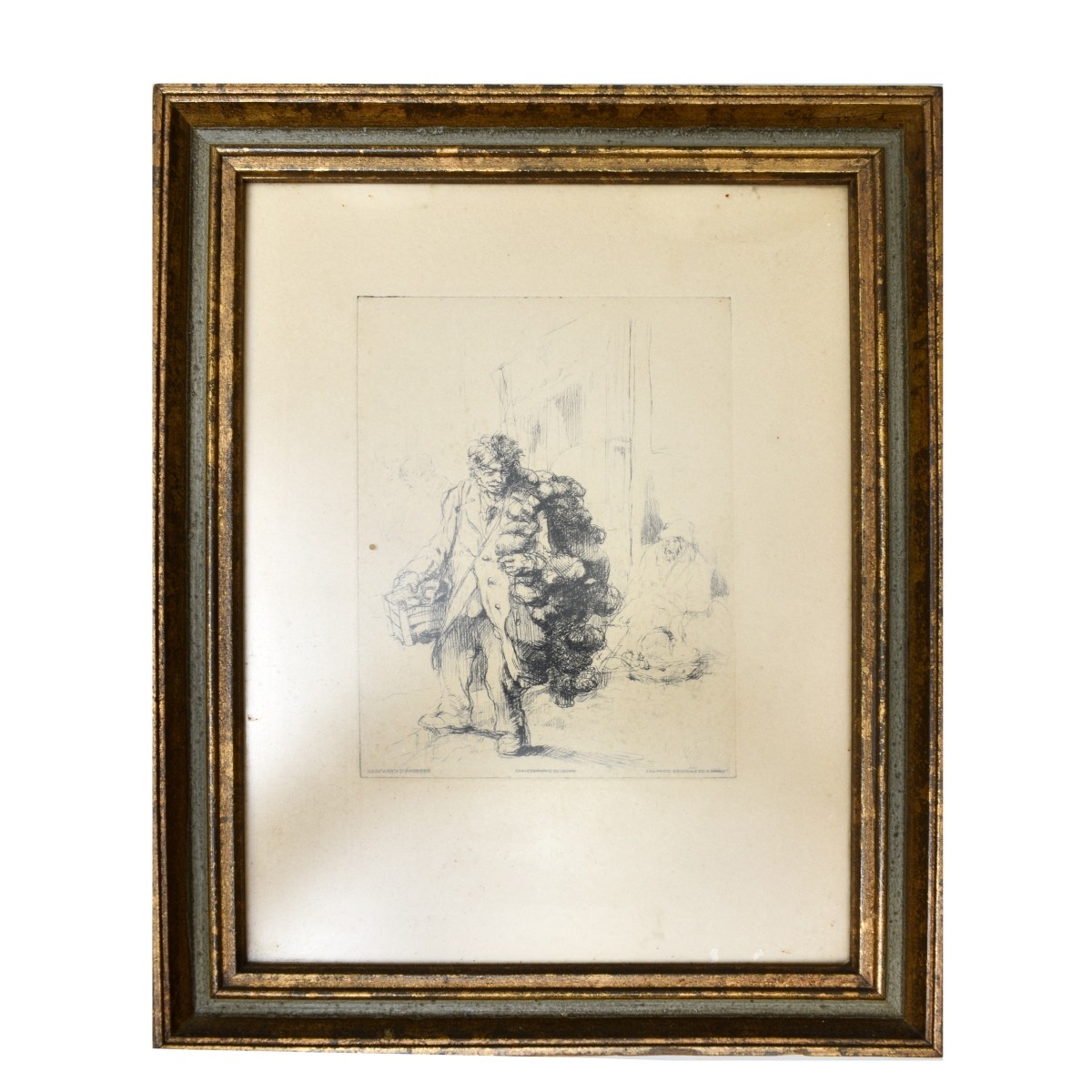 After: August Brouet (1872 - 1941) Etching