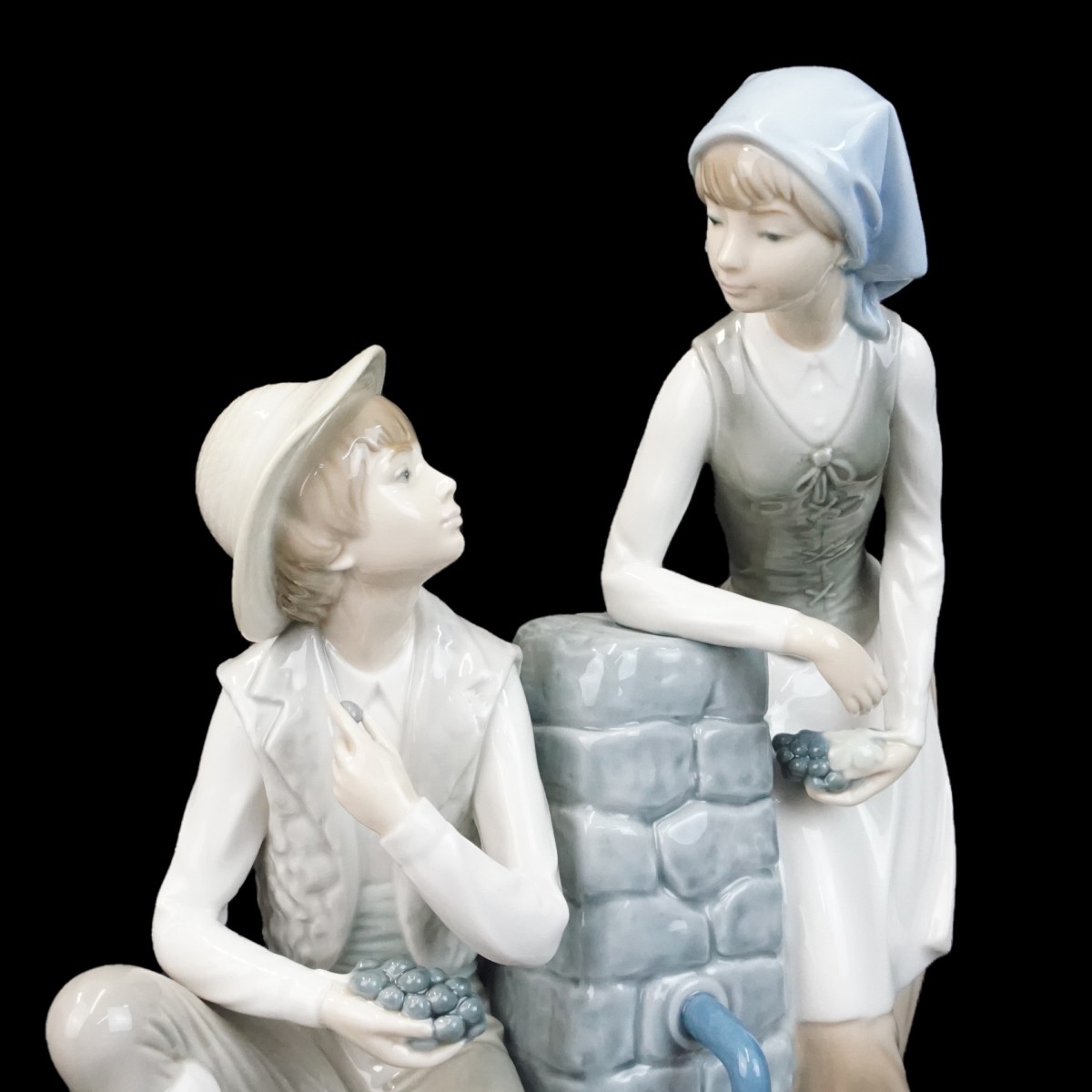 Nau by Lladro Two Porcelain Figurines