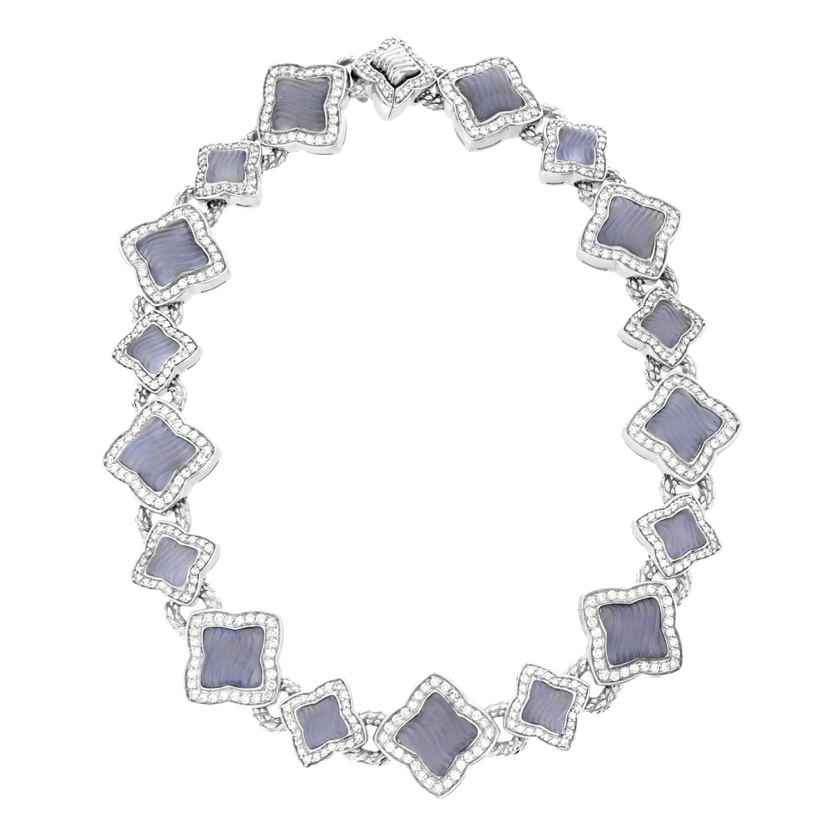 Yurman Chalcedony, Diamond and 18K Necklace