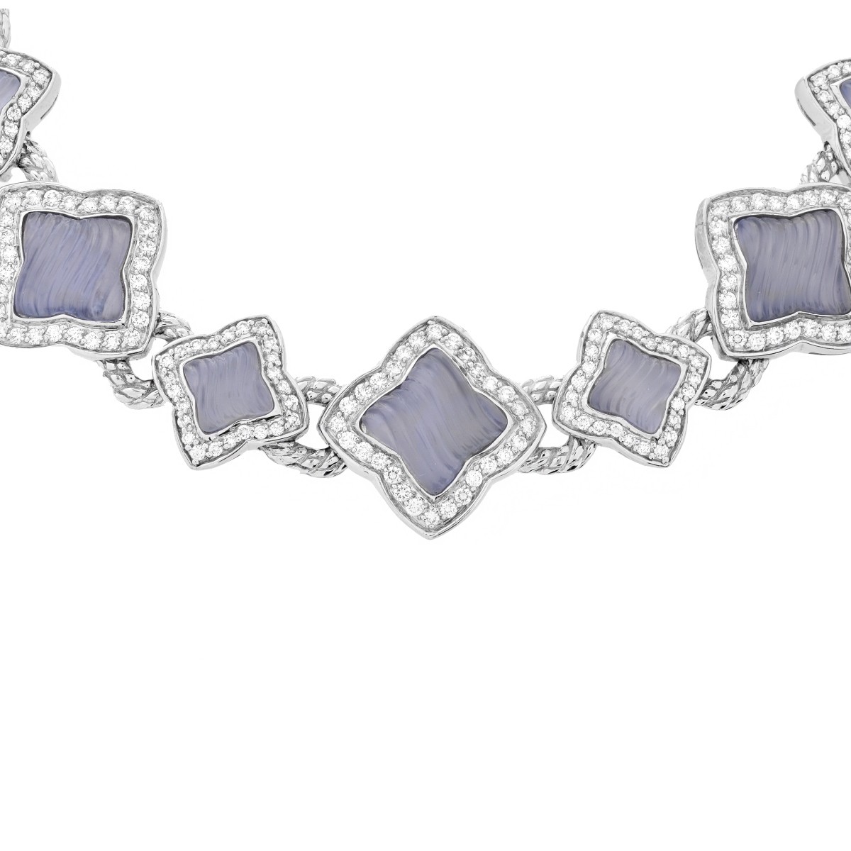 Yurman Chalcedony, Diamond and 18K Necklace