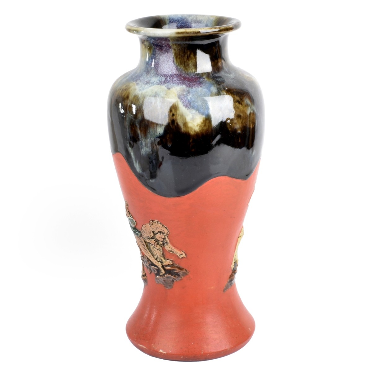Antique Japanese Sumida Gawa Vase