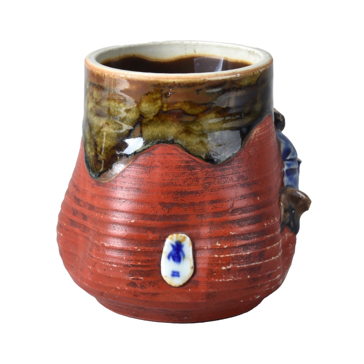 Antique Japanese Sumida Gawa Jar