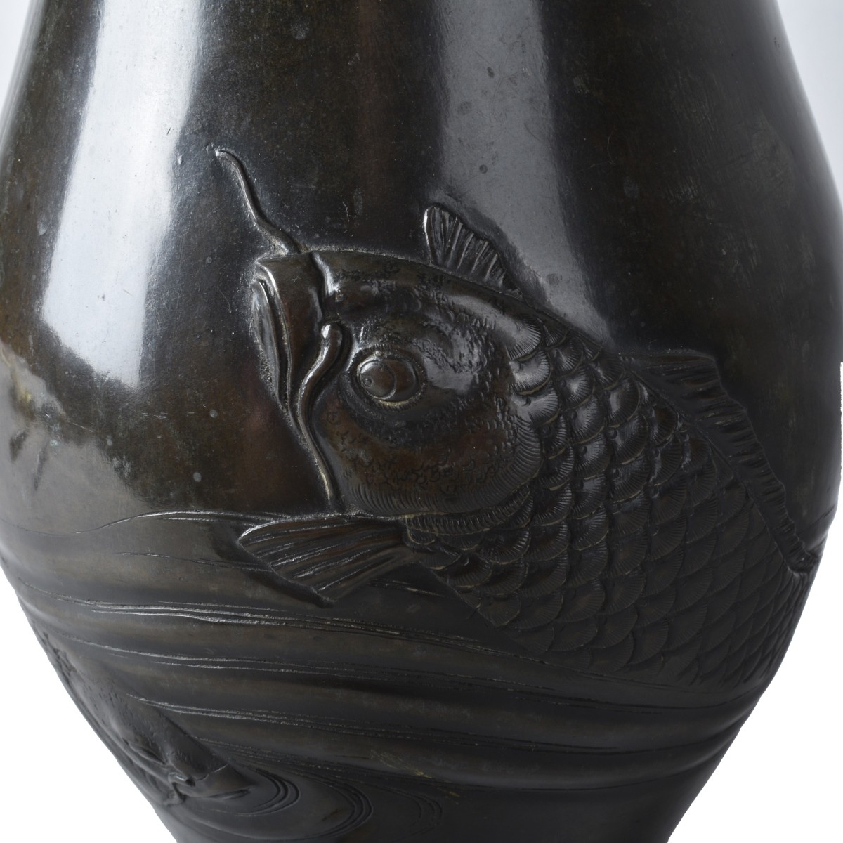 19/20th C. Japanese Bronze Vase