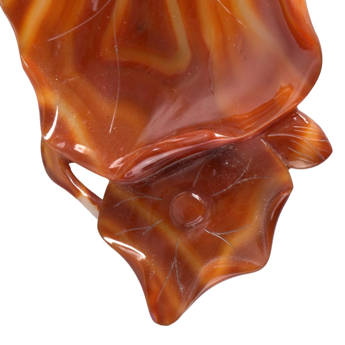 Chinese Carved Agate Dish