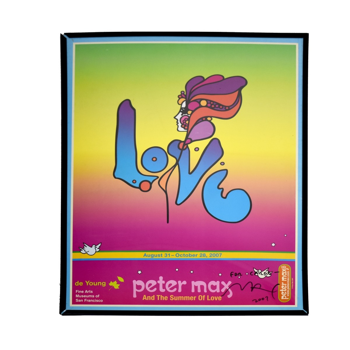 Peter Max (Born 1937) Poster "Love"