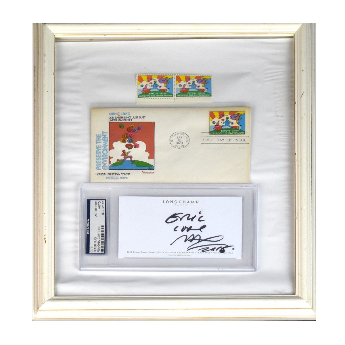 Peter Max (Born 1937) Signed Stamps