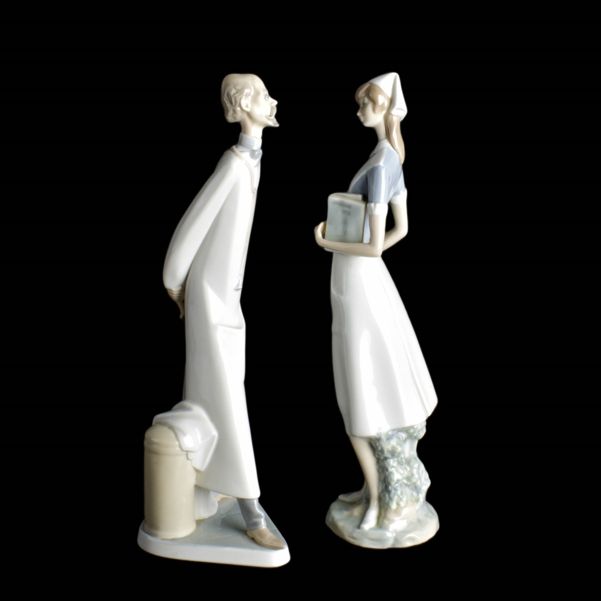 Pair of Large Lladro Figurines