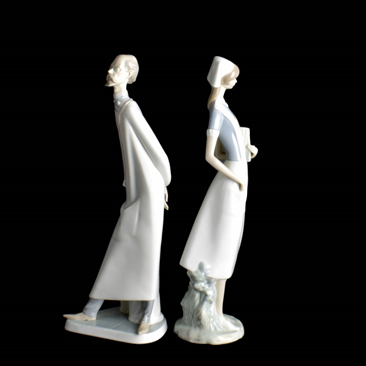 Pair of Large Lladro Figurines