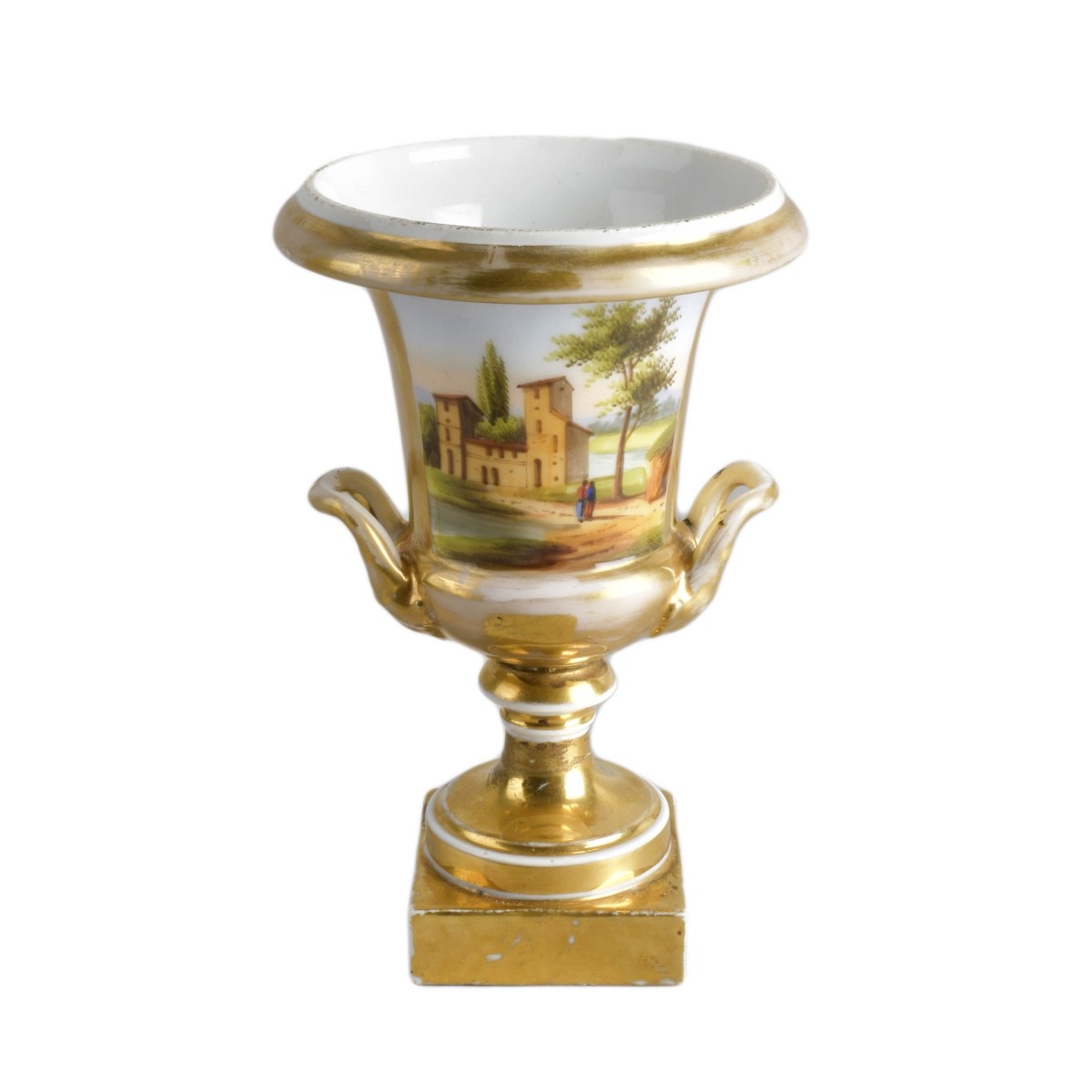 Antique Old Paris Miniature Urn