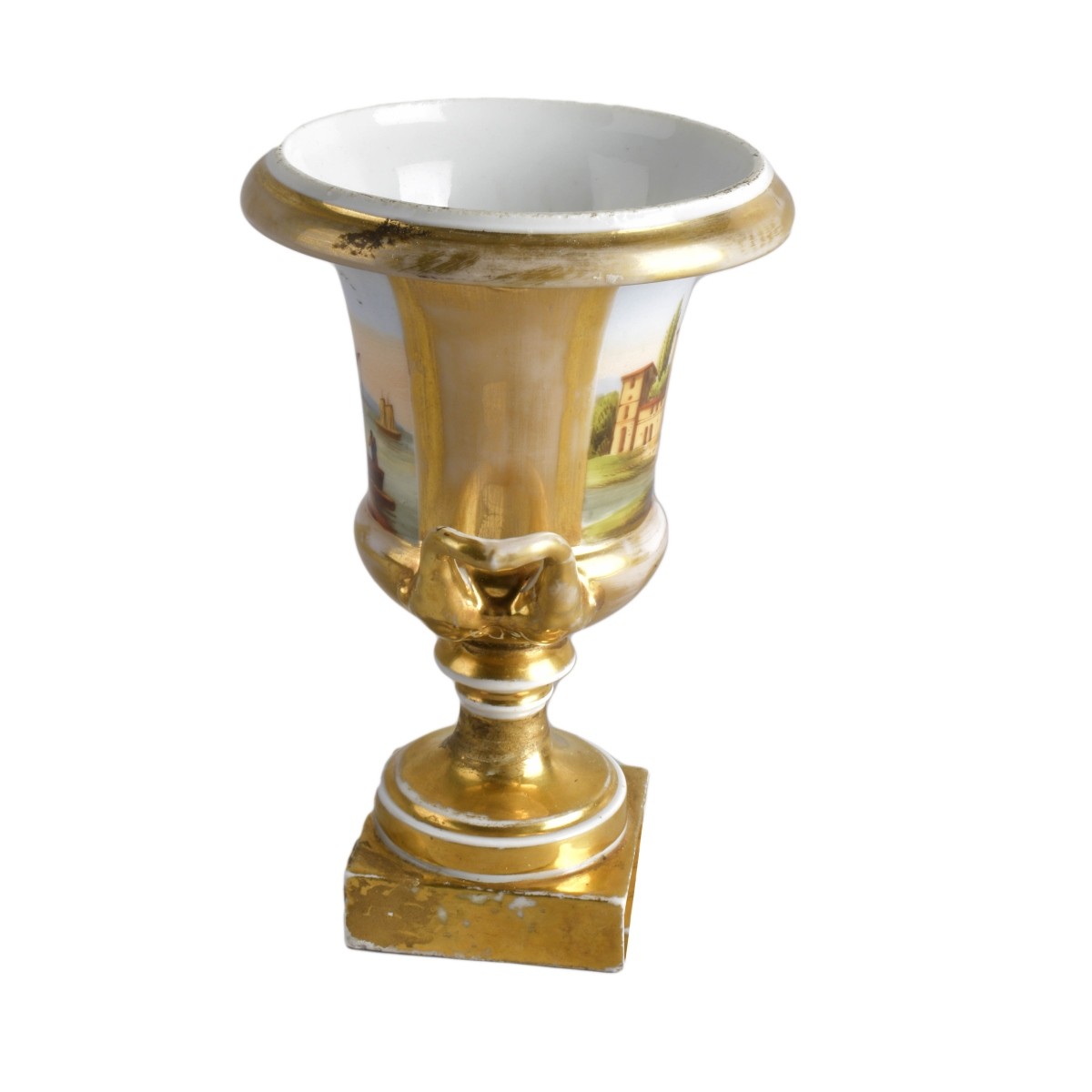 Antique Old Paris Miniature Urn