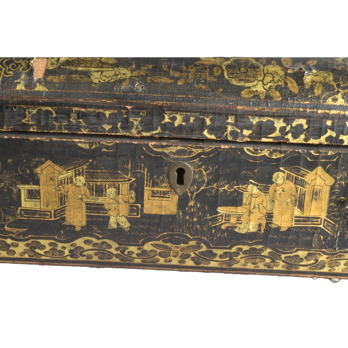 Antique Chinese Export Sewing Box