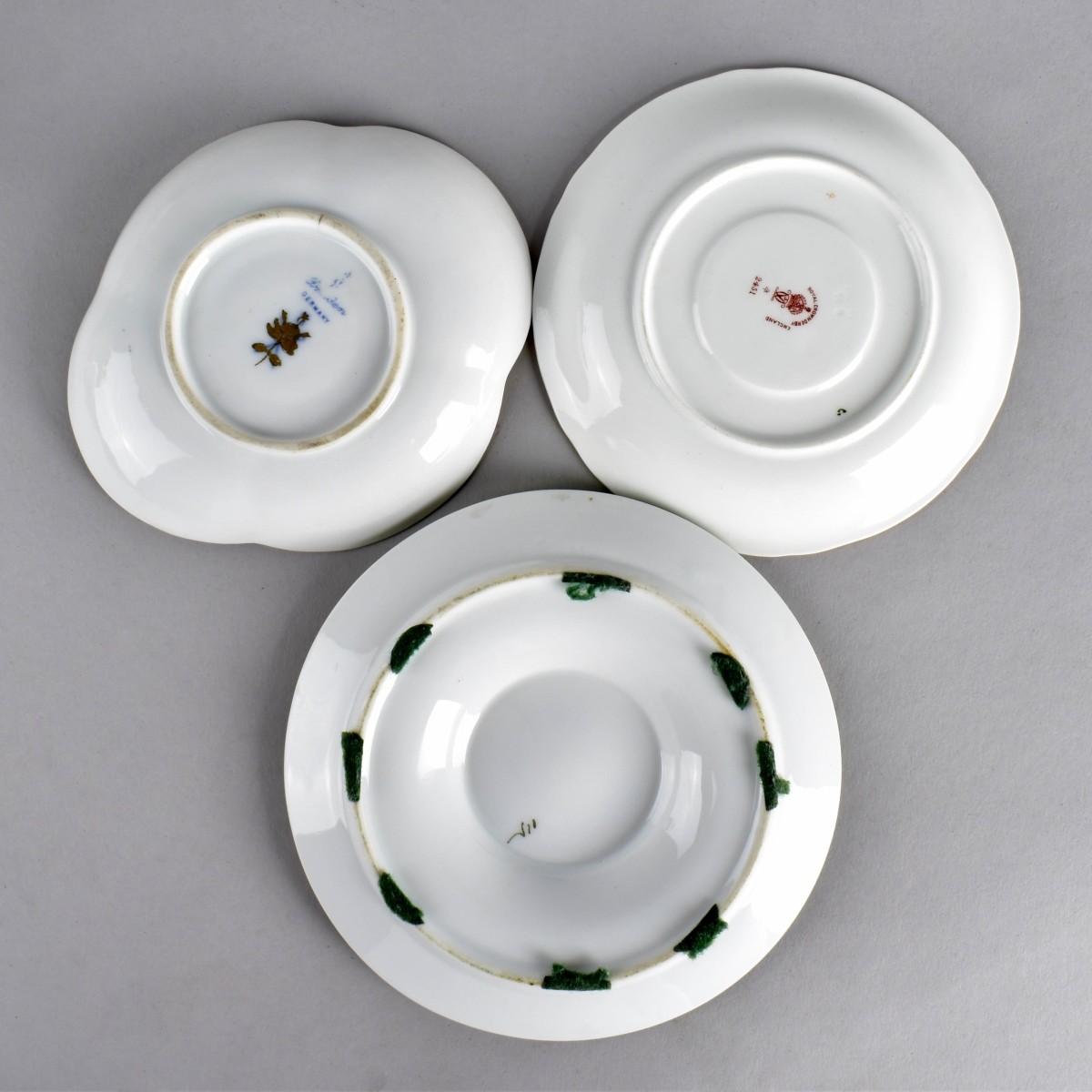 Vintage Porcelain Cups and Saucers Set