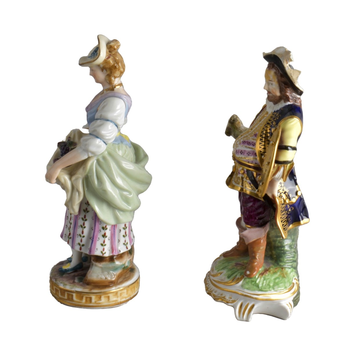 Grouping of Two Porcelain Figurines