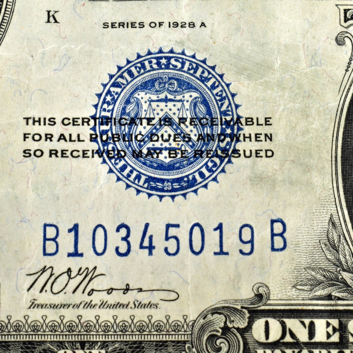 $1.00 U.S. Silver Certificates