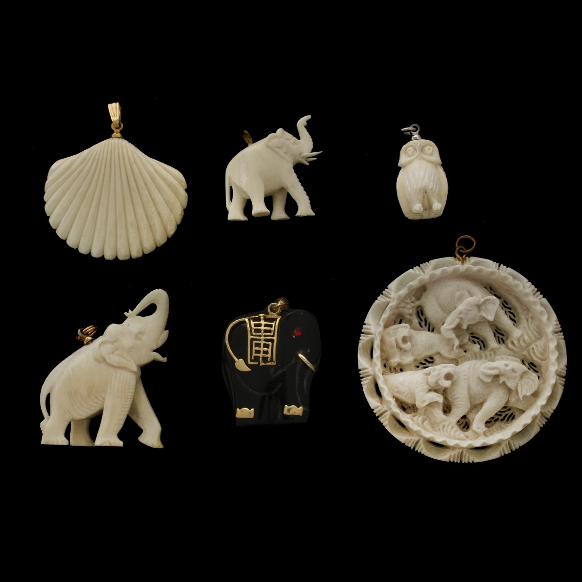 Chinese Carved Pendants