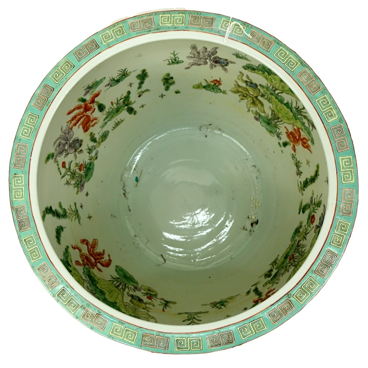 Lg 20C Chinese Porcelain Fish Bowl